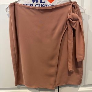 Blush Rose Side Tie Skirt